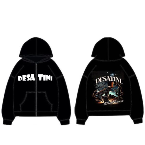Desatini Black Hoodie