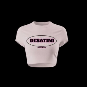 Desatini Crop Top (White)