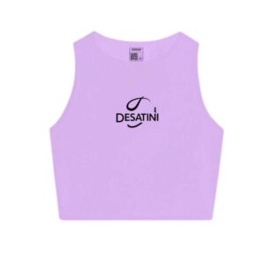 Desatini Crop Tank Top (Lilac)