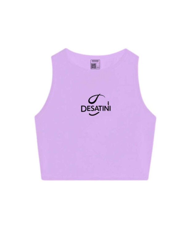 Desatini Crop Tank Top (Lilac)